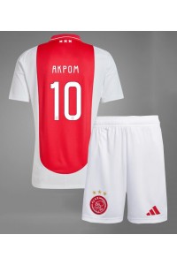 Ajax Chuba Akpom #10 Babytruitje Thuis tenue Kind 2024-25 Korte Mouw (+ Korte broeken)